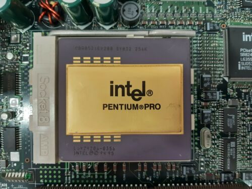 Vintage Intel Pentium Pro with Processor Intel Pentium Pro SY 032 | eBay