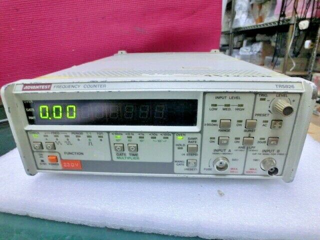 Advantest TR5826 Frequency Counter,Used,Jap_,5879 | eBay Advantest TR5826 Frequency Counter,Used,Jap_,5879 | eBay