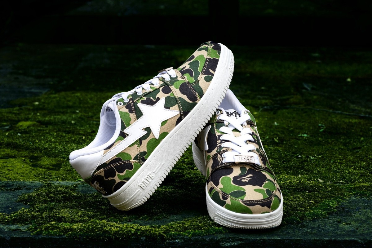 A BATHING APE SS20 Bape Sta GREEN ABC Camo 20th Anniversary 