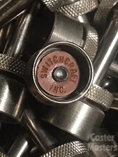 Switchcraft 332A Mic Connector Amphenol single pin to 1/4” Male Adapter