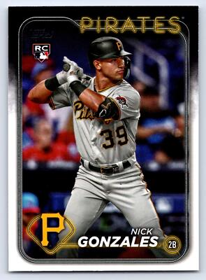 2024 Topps Series 1 Nick Gonzales RC Rookie #168 Pittsburgh