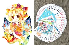 Playing Cards (Poker Deck 54 Cards) Kawaii Watercolor Girls Anime Manga 307