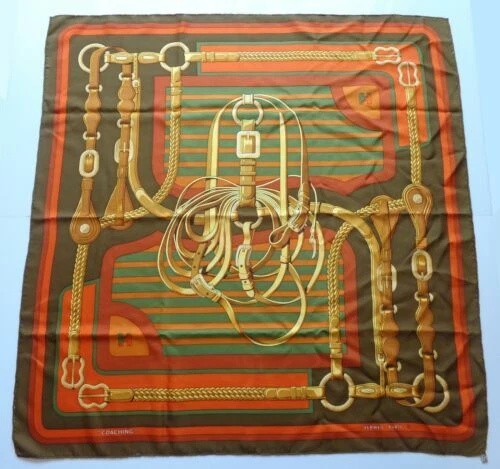 Écharpes et châles oranges HERMÈS pour femme
