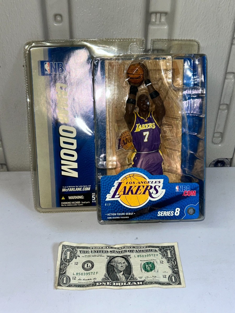 McFarlane NBA Lamar Odom #7 Forward Los Angeles Lakers Action