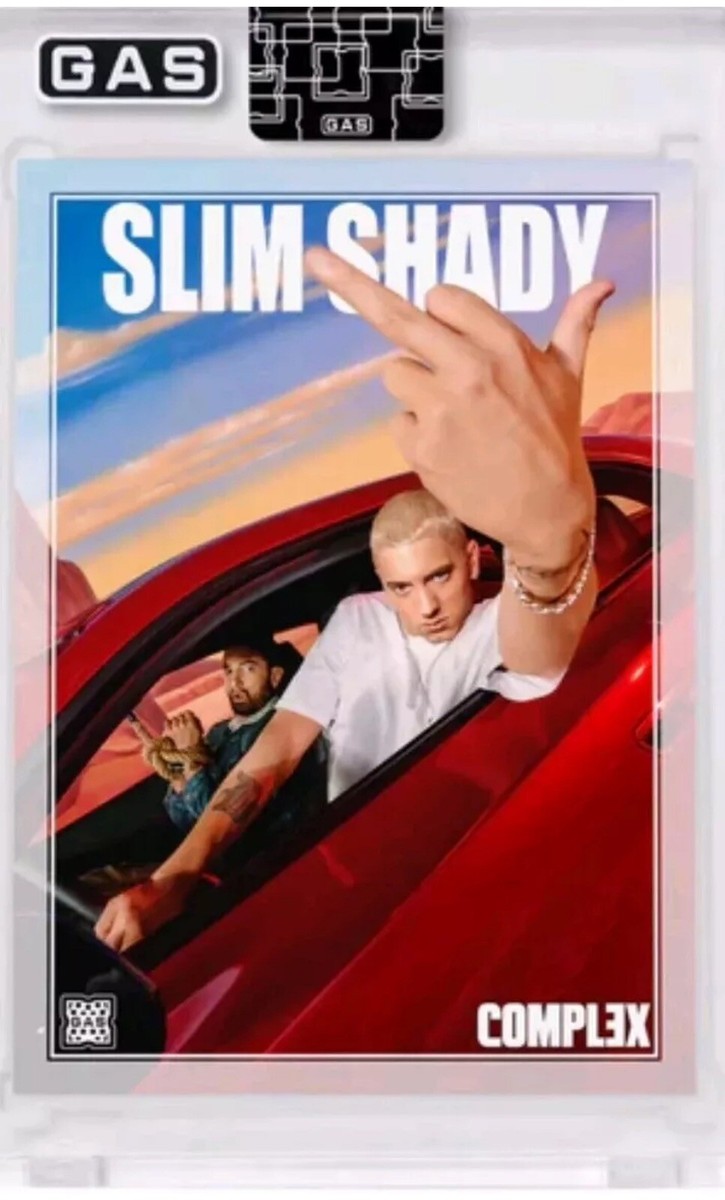 EMINEM SLIM SHADY サイン入りカード 19/40 COMPLEX Eminem Complex Gas Card signed (close up) : r/Eminem