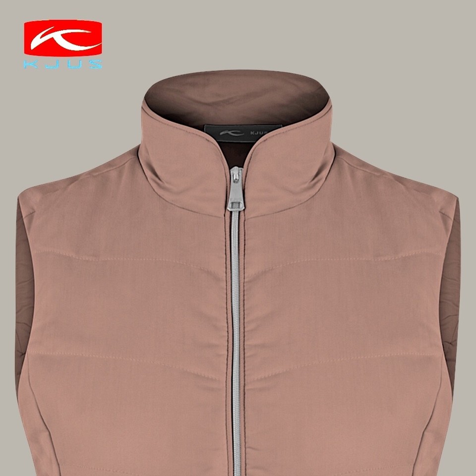 NWT KJUS Maven Clay Lightweight Insulated Spring Golf/Ski Vest/Sz 8 ...