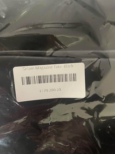 Borsa Able Selam leggera danneggiata nera - Foto 8 di 9