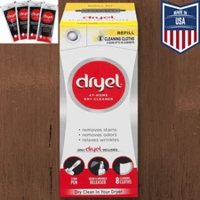 Dryel At-Home Dry Cleaner Refill Kit - 8 Loads CRB-01126 Fragrance Free