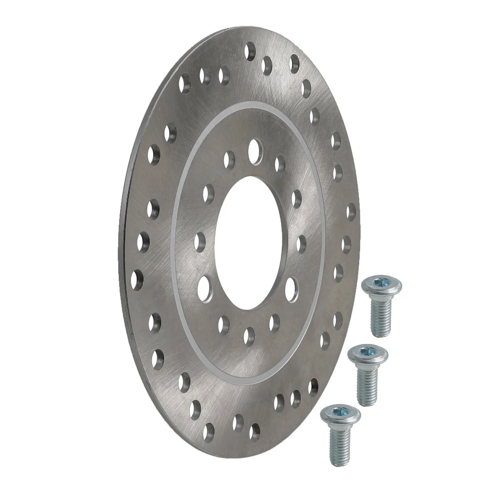 180mm Front Brake Disc Rotor 3 Hole Bolts 47cc 49cc Pocket ATV Dirt Bike Scooter - Image 3 of 4