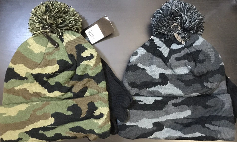 X2 NUEVO NFL Baltimore Ravens Adulto Gorro Guante Conjunto Camuflaje Camuflaje OS Foto 2 de 4