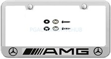 License Plate Stainless Steel Chrome Plated Vinyl Lettering For Amg License Plate Stainless Steel Chrome Plated Vinyl Lettering For Amg