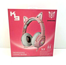 ONIKUMA 3.5MM Gaming Headset for PS4 Xbox PC Stereo Mic LED Computer Headphone