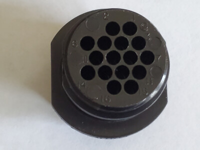 AMP 206036-3 Connector 16 Pos. Sz. 17 Series 1 Fre with