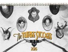 2026 Wall Calendar (12pg) THE 3 STOOGES Vinta...