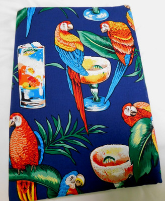 Hoffman California Fabrics - Tropical/Bird Drinks Fabric - Approx. 3 Yards