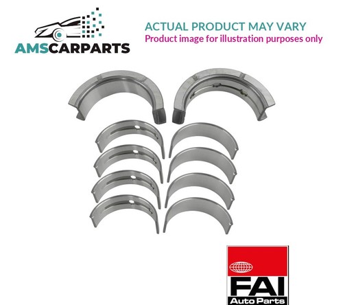 MAIN SHELL BEARINGS SET BM1125-STD FAI AUTOPARTS STD NEW OE REPLACEMENT