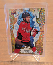 2021-22 Upper Decks Ice Garrett Pilon Rookie Gold Parallel #128 Card. rookie card picture