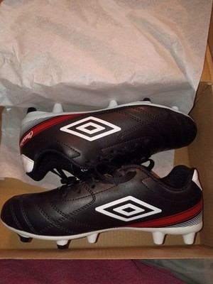 Umbro Classico x Fg - JNR Size 4.5 Black White Soccer Cleats Shoes New In Box
