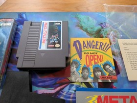 Metal Storm NES CIB Complete w/ Poster!  Authentic H-Seam Shrink!  Beautiful!