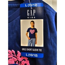 T-shirt GAP Rouge – Taille 10-11 Ans, Manches Courtes, 100% Coton, Très Bon état