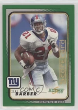 2001 Score Scorecard /328 Tiki Barber #141 0q3