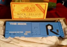 The Rock Island AAR 40' Steel Boxcar 1501 Special Accurail Kit 58766 K City 3200