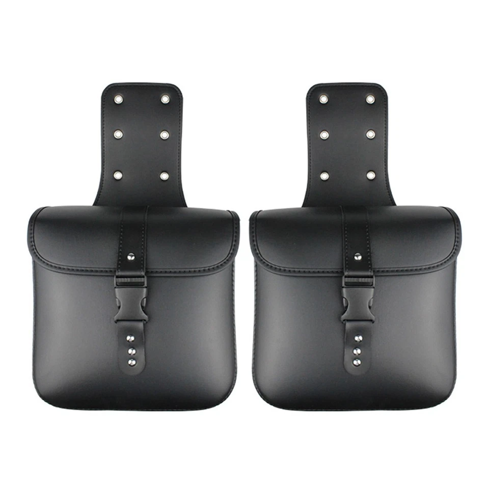 Par de alforjas equipaje bolsa de herramientas bolsas de sillín para Harley Sportster para Honda Foto 4 de 4