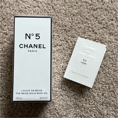 Chanel No 5 The beige gold body oil. Limited edition 