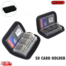 Memory Card Storage Bag 22Slots SD Cards Organiser Pouch Card Carrying Case New