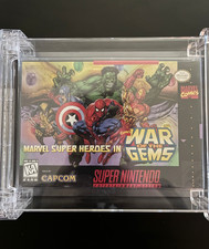 9.2 GRADED WATA Marvel Super Heroes War of the Gems Super Nintendo SNES 1996