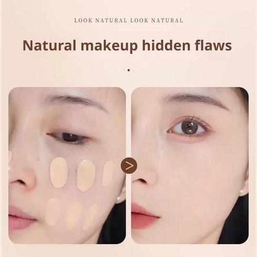 Full Coverage Liquid Foundation Soft Matte Light Oil Control Moisturizing M GXX - Picture 5 of 13