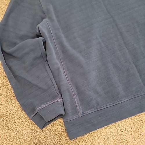 Tommy Bahama Pullover 1/4 Zip Big Sailfish Uomo Blu Maglione Camicia Manica Lunga XL - Foto 9 di 13