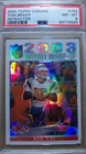 2004 TOPPS CHROME TOM BRADY WRAP-UP INSERT REFRACTOR PSA NM-MT 8