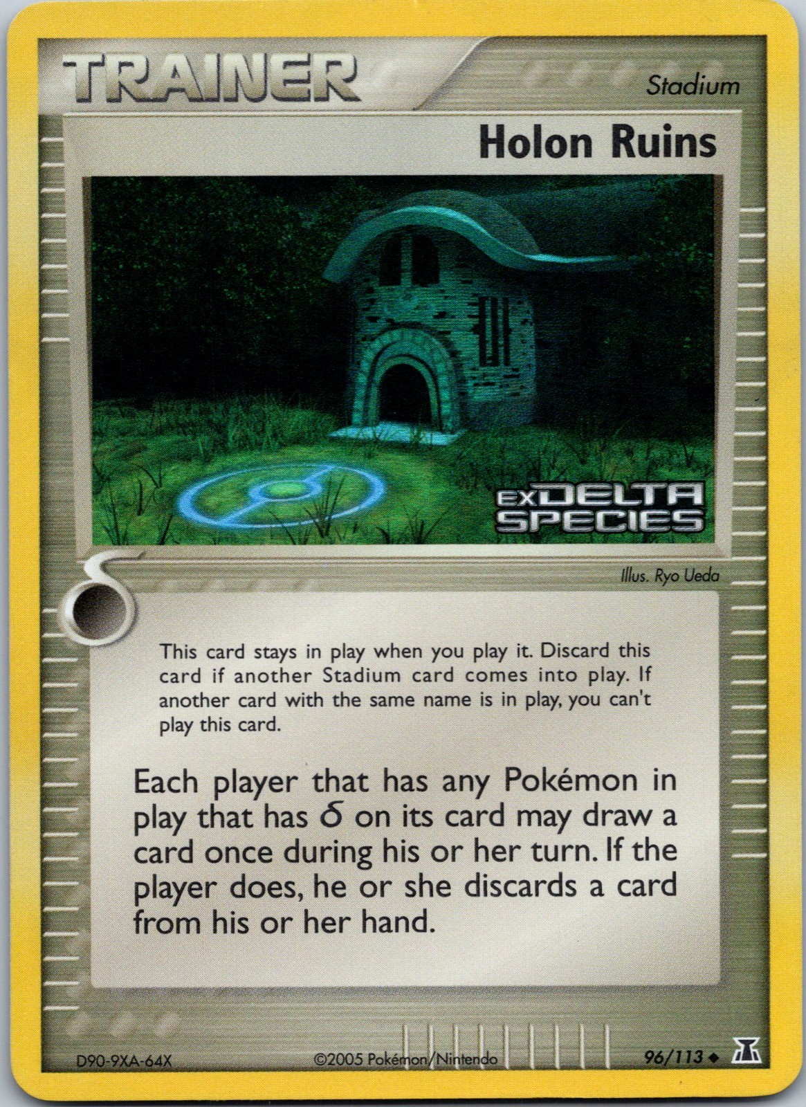 Holon Ruins 96/113 Stamped Reverse Holo EX Delta Species 2005 MP