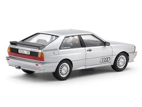 Figurina Tamiya 1/24 Audi Quattro I5 Turbo 4WD Rally JDM Sport Car 24031 NUOVA - Immagine 3 di 4