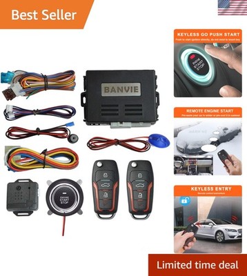 Complete Car Security Package: Keyless Entry, Remote Starter & Push Button Start