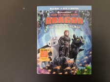 How to Train Your Dragon: The Hidden World Blu-ray, DVD, Digital w/Slip New