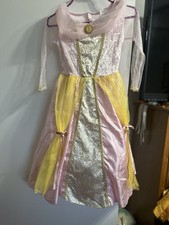 Fairy Dust Ivory Pink Fairy Princess Costume Child Size 6 , Dress Only