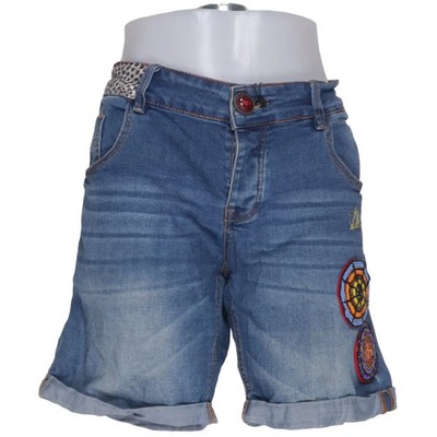 Desigual, Jeans Shorts, Größe: 34, Blau/Mehrfarbig #zMn