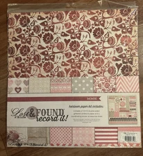 My Mind's Eye, Lost & Found Record It! 12x12" Scrapbook Kit, NEW