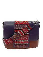 O BAG Borsa a spalla Donna Borsa blu-marrone stile casual