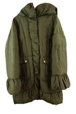 BETSEY JOHNSON Green Padded Coat size M Womens Casual Outdoors 024229