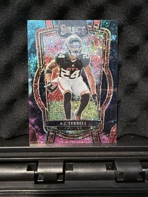 2022 Panini Select - Club Level A.J. Terrell #296 Cosmic Prizm