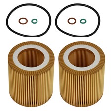 Engine Filter Kit for BMW 1 2 3 4 Series 2006-2017 HU816X 2Pack