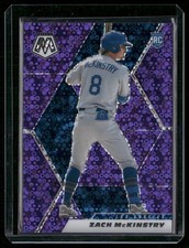 2021 Panini Mosaic #211 Zach McKinstry Quick Pitch Purple #/50