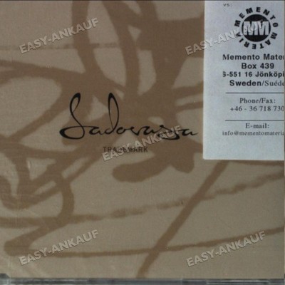 Sadovaja - Trademark (incl. 3 versions, 2001) /