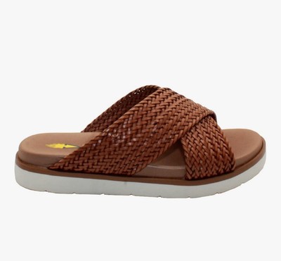 NEW Volatile Women's Aushan Slip on sandal Size 11  Style PV170  Tan Woven 