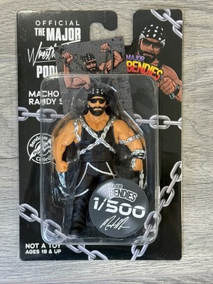 Macho Man Randy Savage Major Bendie 1/500 SDCC Exclusive BE A Man Rap Album 