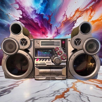 JVC Compact Stereo System MX-GT90 CD Dual Cassette Freshly
