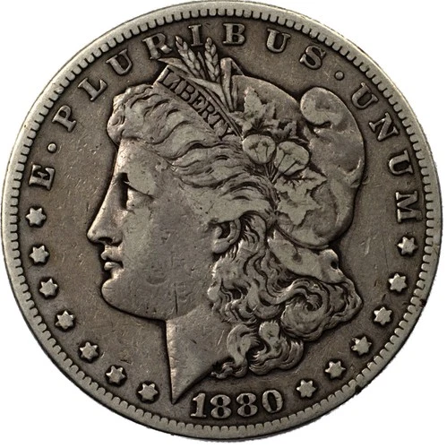 1880-CC Morgan Silver Dollar $1 – Carson City – Very Fine VF+ Sharp!